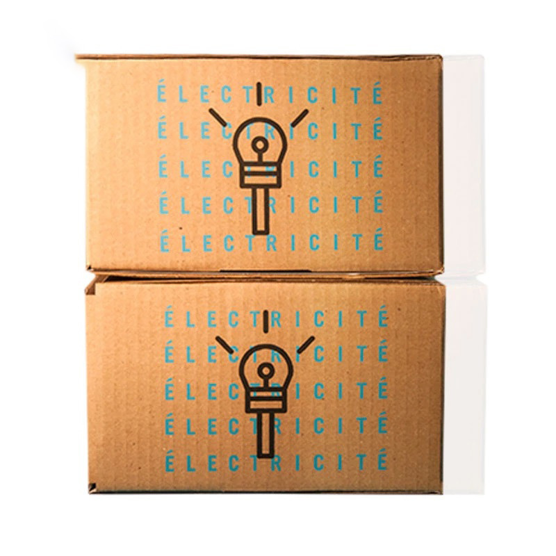 Custom Good Quality Brown Recycled Kraft PaPer Folding Light BulB Corrugated Mailer Boxes Packaging