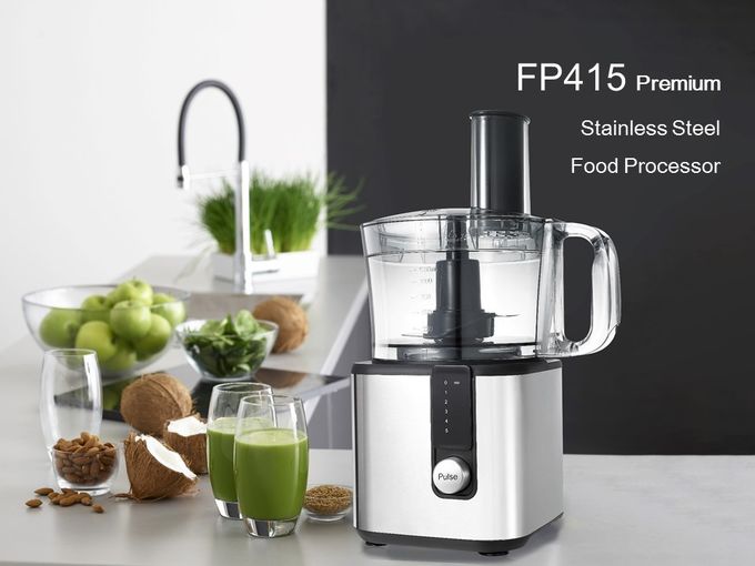 750W 2.0L FP415 Stainless steel compact food processor