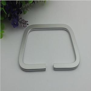 Wholesale Bag accessories nickel color plated metal square ring handbag handle from china suppliers