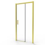 Aluminum, Titanium Brushed Color ,Sliding Door ,Bathroom Shower Room