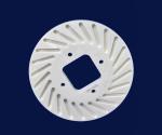 Alumina Ceramic Disc Customizable Polishing Flanges For Electrical Insulation