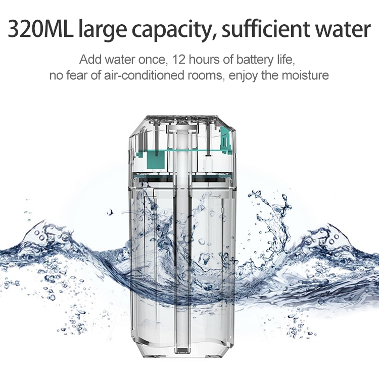 Wholesale 320ML Mini Portable Air Humidifier Cool Mist Nebulizer Silicone Seal Design USB Ultrasonic Air Humidifiers