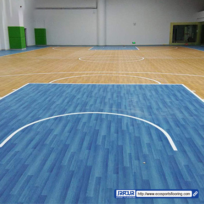 PVC Material Floor High Elasticity Vinyl Sport Flooring Badminton Court Mat