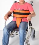 Orange Color Wheelchair Seat Belt Decompression Sponge