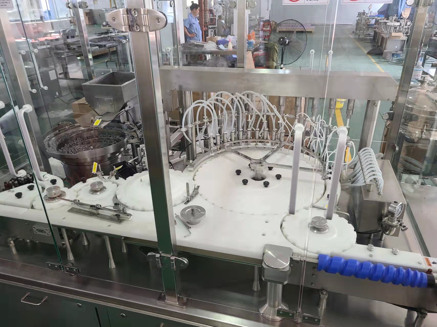 10ml Automatic Vial Filling Stoppering And Capping Machine 3KW
