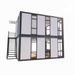 Office Convenience for Supermarket Large Curtain Wall Glass Window Movable House
