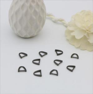 Wholesale Small gun metal color zinc alloy bag metal d ring 7 mm with nickel free from china suppliers