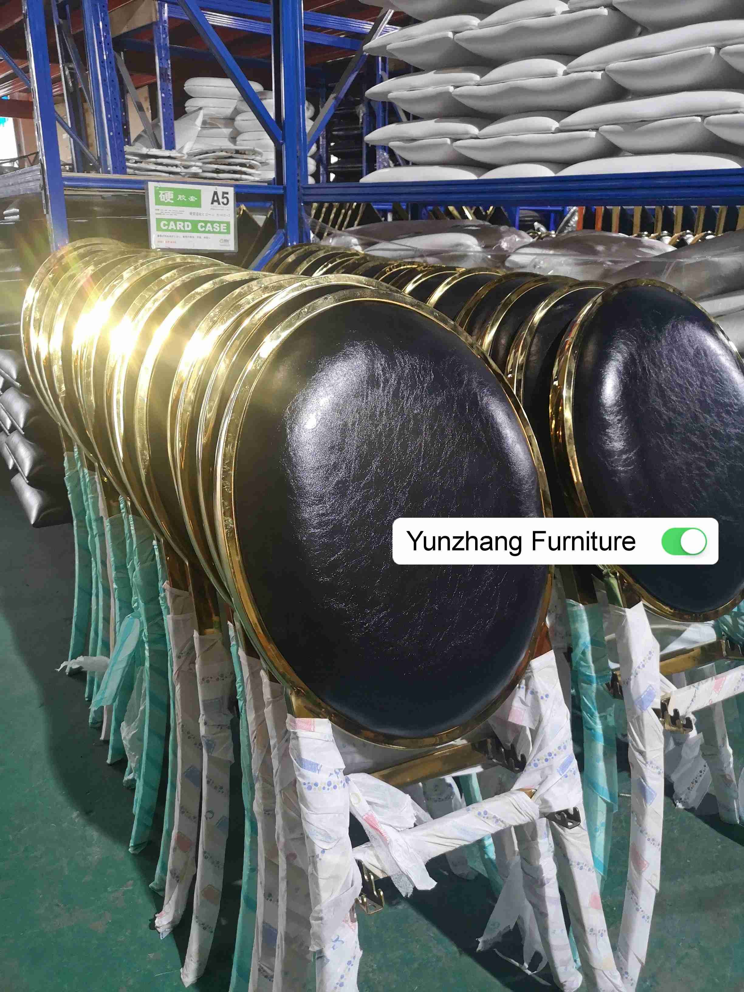 Traditional Stainless Steel Stackable Event Chairs Round Back Rental W50xD65xH92cm