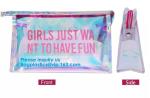 Customize New Fashion Hologram Cosmetic PVC Bag Holographic Makeup Bag Ladies
