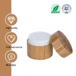 25ml Bamboo Empty Cream Jar High Durability