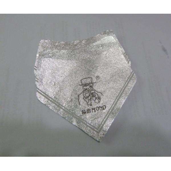 Water Proof Full Color Metal Foil Labels Lightweight For Cosmetic , Food