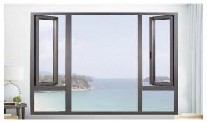 Wholesale Thermal Break Aluminum Casement Windows , Anodized Wooden Double Glazed Windows from china suppliers