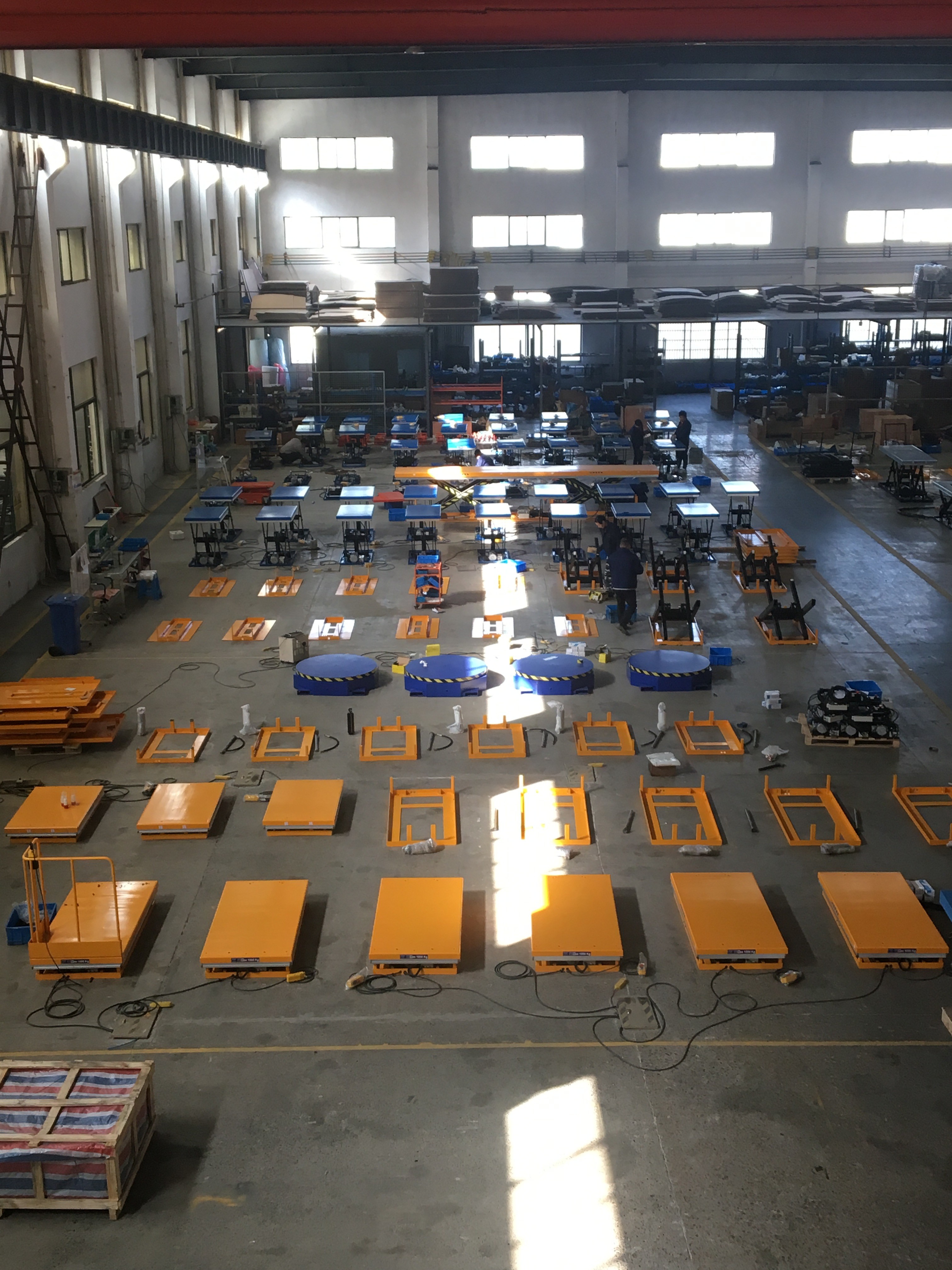 Hydraulic Scissor Auto Pallet Lift Table With Ramp 1600x1140mm