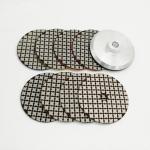 4'' Metal Dry Diamond Polishing Pads Granite For Grinder 1.5mm