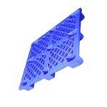 Single Faced 1200*1100mm Lightweight Plastic Pallets 1500Kg Static Load