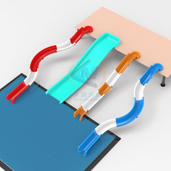 Anti Aging Kids Spiral Slide High Capacity Space Efficient For Family