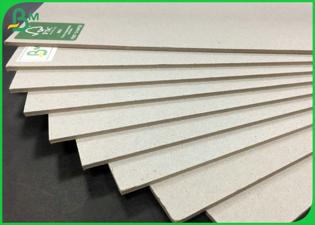 2MM 2.5MM Grey Cardboard Sheets With High Stiffiness For Printing