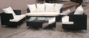 Wholesale 4pcs modern cane furniture from china suppliers