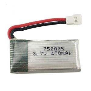 Wholesale High Discharge Rate 752035 3.7V 400mAh Drone Battery Pack from china suppliers