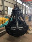 Q355B Q345B Material Grab Bucket For Excavator CAT VOLVO JCB