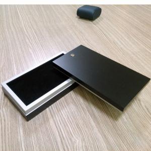 Wholesale Black MDF made wooden Gift Packaging Box, Velvet Interior. Swivel Lid, Custom Design and Logo Welcomed. from china suppliers