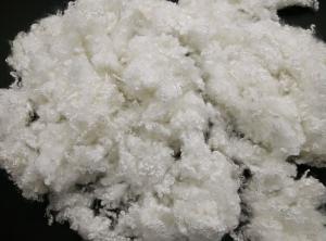Wholesale 2.5D*32MM siliconized raw white hollow conjugated polyester staple fiber from china suppliers