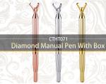 Multifunctional Double Head Manual Tattoo Pen Diamond Mental Eyebrow Tattoo Pens