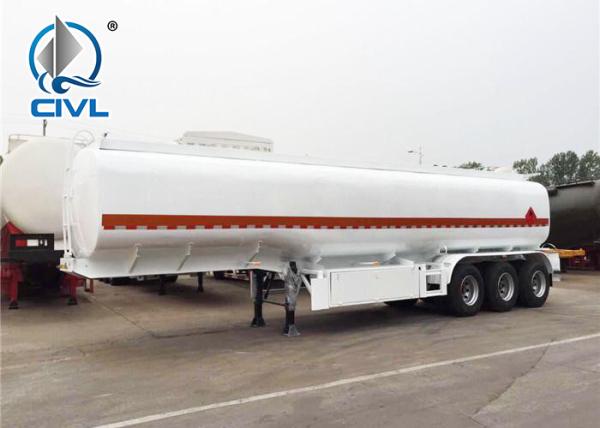45 M3 Three Axles Oil Tank Small Semi Trailer Trucks With 2 Apartments And