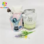 Double Zipper Baby Food FDA Spout Pouch Packaging Heat Sealed Glossy Liquid