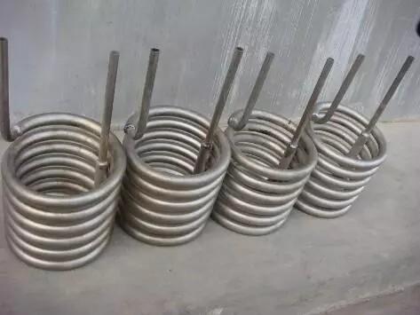 Bespoke Titanium Chiller Coil Tubing Pure Ti Gr2 Seamless Welded For Tubular