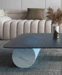 Light Luxury Marble Round Coffee Table Creative Living Room High End Designer