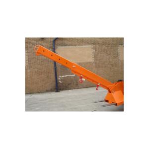 Wholesale 5000KGS 5 Tonne Fork Mounted Jib Forklift Attachment Powder Coating Surface from china suppliers