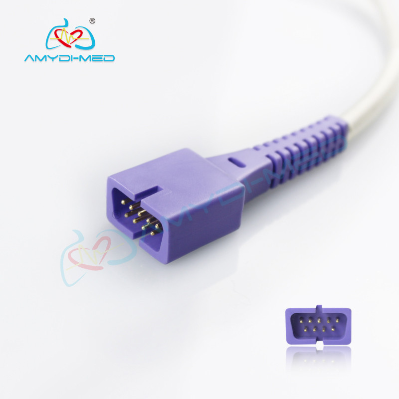 Adult Neonatal 9Pin Reusable Spo2 Sensor 3m