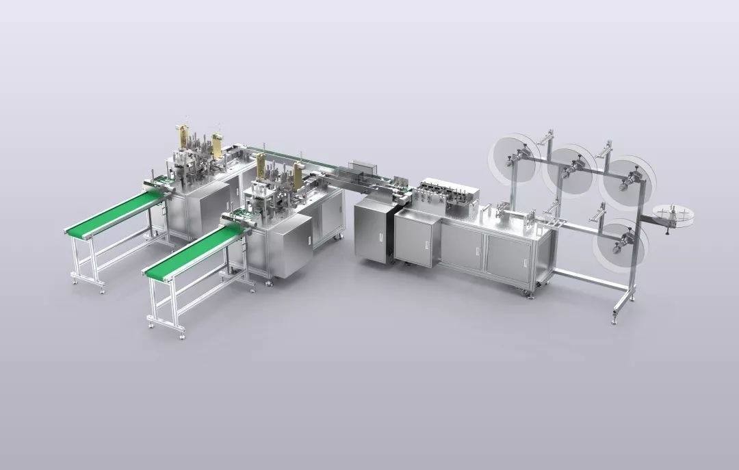 Small Footprint Ultrasonic Disposable Face Mask Machine