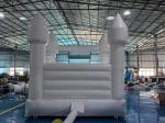 Commercial PVC Rental Inflatable Jumper White Bouncy Castle 8x8 Bouncer For Sale