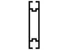 Wholesale Z110 70x16MM Beam Extrusion,Aluminum 2 way system,Aluminum equipmen suit for tension lock from china suppliers