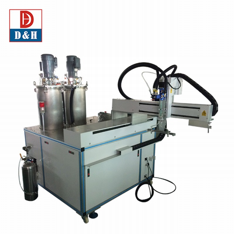 Metering Ratio Mixing Potting Machine for Silicone Epoxy Pu Adhesive and Plunger Pump