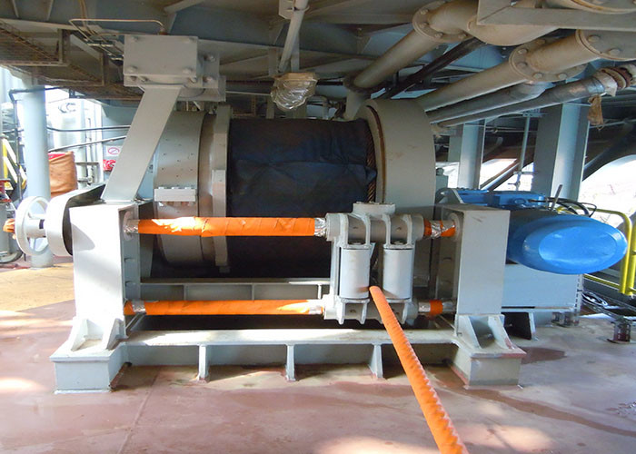 LBS Grooved Drum Winch / Wire Rope Drum 3-30T Load ISO BV CE Certification