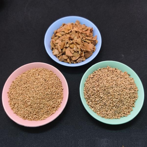 Walnut shell abrasive for sandblasting walnut shell cushion filling material Fruit shell abrasive polishing abrasive