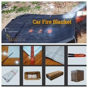 Wholesale Suntex Car Fire Blanket Fire Blanket Thermal Resistance of 550C/1000C from china suppliers