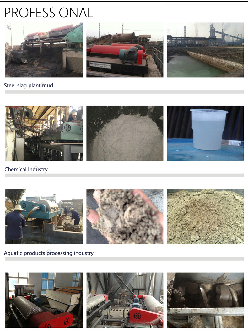 Explosion proof decanter centrifuge food sugar centrifugal machine for corn starch