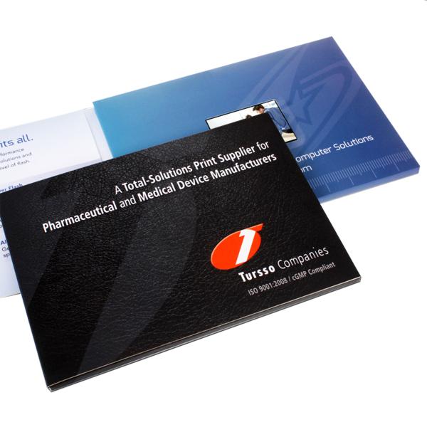 Custom Printed LCD Video Brochure Card The Most Effective Way to Target All Aspects of User Experience
