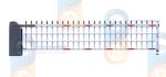 IP67 Fence 250W Parking Barrier Gate Car Management System