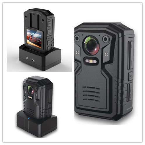 Built - In GPS 4G Body Worn Camera Micro SD Storage With 170 Degrees Wide Angle