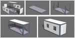 Two Story Container House Prefabricated Homes Hot Dip Galvanised Paint