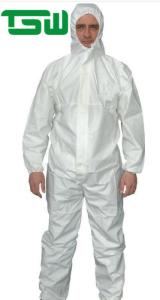 Wholesale Waterproof Insulated 75gsm Full Body Disposable Coveralls from china suppliers