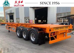 Wholesale 40ft Tri Axle Skeletal Trailer With Airbag Suspension from china suppliers
