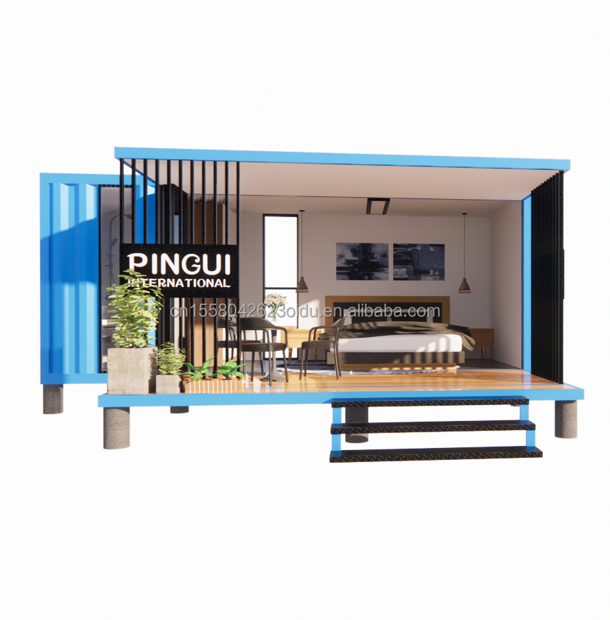 Customized 20ft Single Room Expandable Container Room with Modern Design and Aluminum Alloy Windows