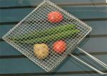 SS304 200*200mm Square size Crimped Wire woven Tray for Vegetable