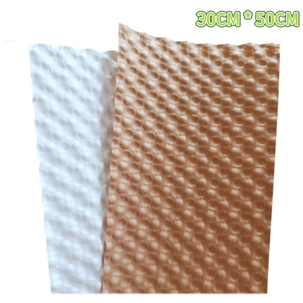 White Bubble Paper Sheet Compostable 30cm Board Paper Bubble Sheet